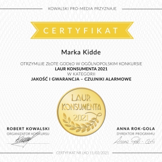 Dyplom Złoty Laur Konsumenta