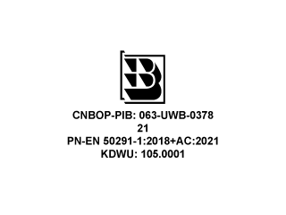 <!-- 20220201 -->Znak budowlany B dla czujników marki KIDDE