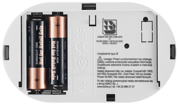 Znak budowlany B dla czujnika tlenku węgla Kidde K5CO
