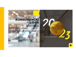 <!-- 20230302 -->Konsumencki Lider Jakości 2023