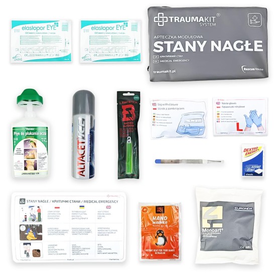 Apteczka Modułowa ROSZ TRAUMA KIT - Walizka 4 (pomarańczowy) Apteczka Modułowa ROSZ TRAUMA KIT - Walizka 4 (pomarańczowy)