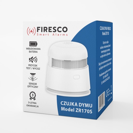 Optical smoke alarm Firesco ZR170S