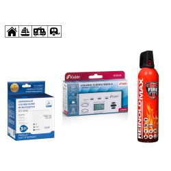 Pakiet Kamper Premium - czujnik czadu, sprej gaśniczy, czujnik gazów wybuchowych Pakiet Kamper Premium - czujnik czadu, sprej gaśniczy, czujnik gazów wybuchowych