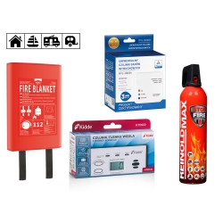 Pakiet Kamper Premium Plus - czujnik czadu, sprej gaśniczy, czujnik gazów wybuchowych, koc gaśniczy Pakiet Kamper Premium Plus - czujnik czadu, sprej gaśniczy, czujnik gazów wybuchowych, koc gaśniczy
