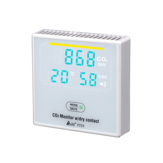 Monitor CO2 / Temp / RH z wyjściem przekaźnikowym AZ 7731 zdjęcie