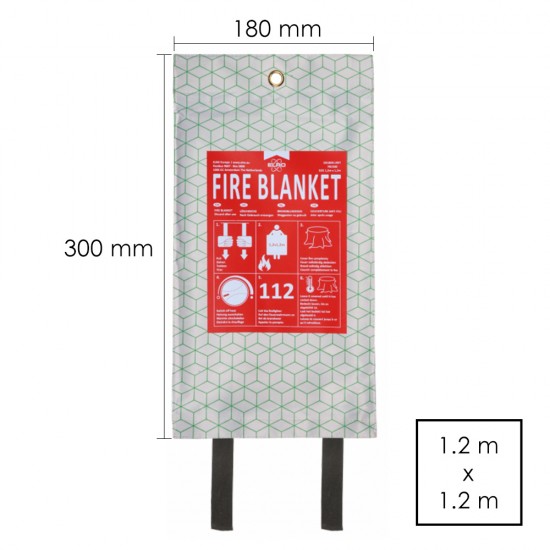 Kitchen package - smoke detector, extinguishing spray, fire blanket