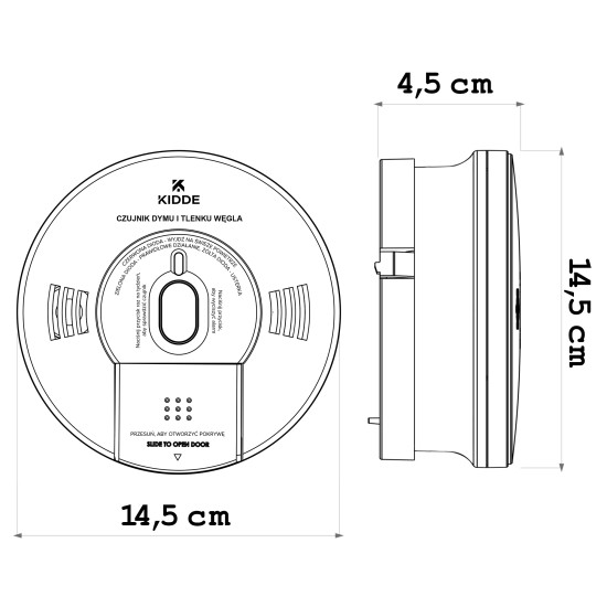 Smoke & carbon monoxide alarm K10SCO