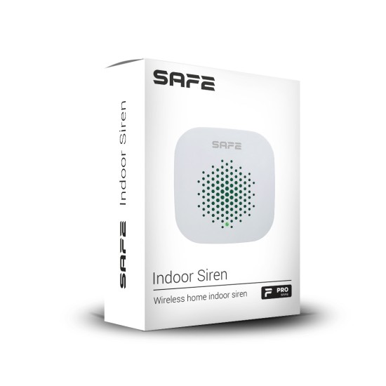 Syrena wewnętrzna systemu Safe Indoor Siren-biały zdjęcie