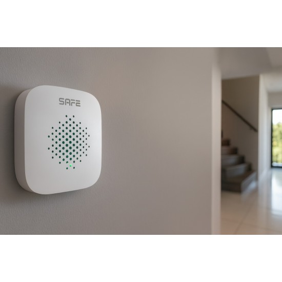 Syrena wewnętrzna systemu Safe Indoor Siren-biały zdjęcie