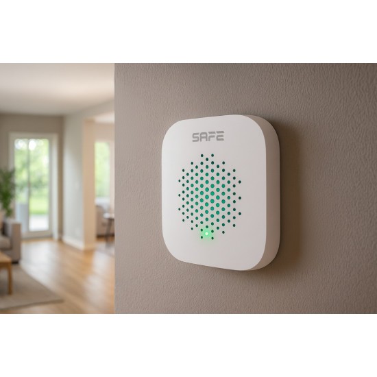 Syrena wewnętrzna systemu Safe Indoor Siren-biały zdjęcie