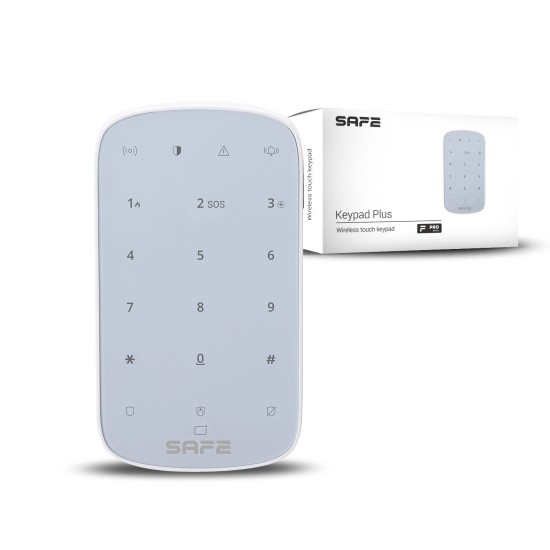 Klawiatura systemu SAFE Keypad Plus - biały zdjęcie