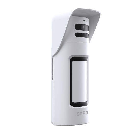 Zewnętrzny czujnik ruchu z fotoweryfikacją systemu  Safe Motion CAM Outdoor (PhoD)-biały zdjęcie